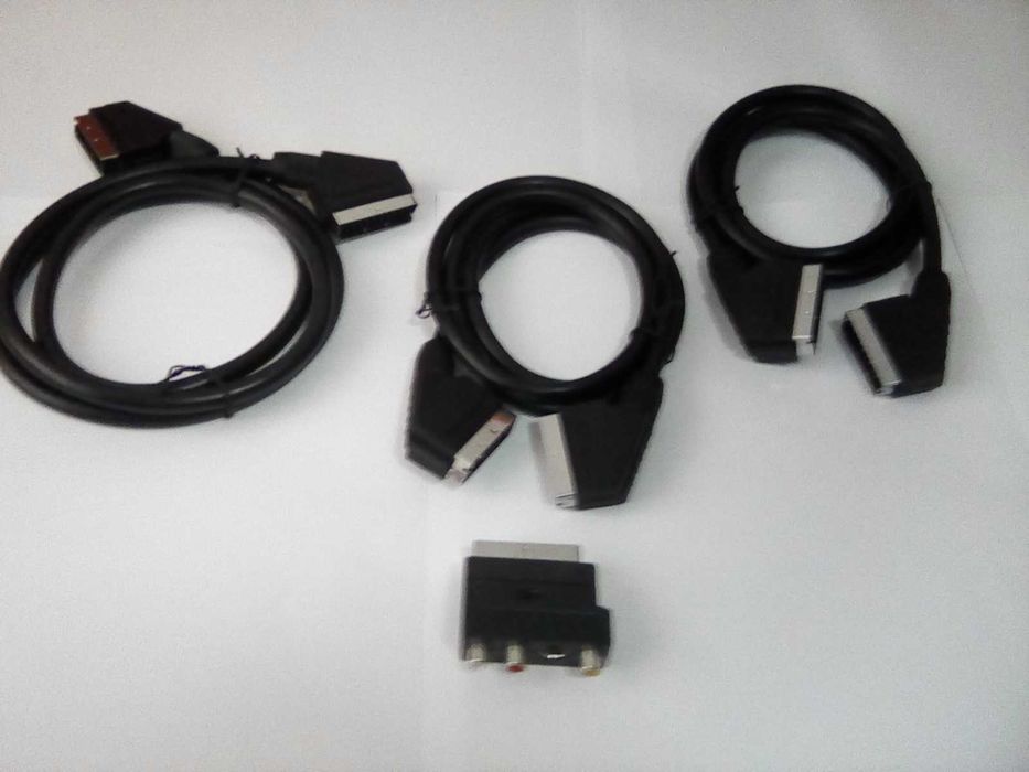 Cabluri euroscart + reductie ESCART la RCA si SVideo