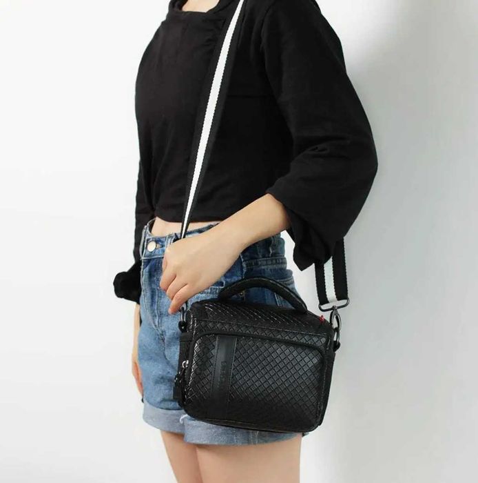 Дамска чанта за фотоапарат , обектив , батерии Canon , Sony , Nikon