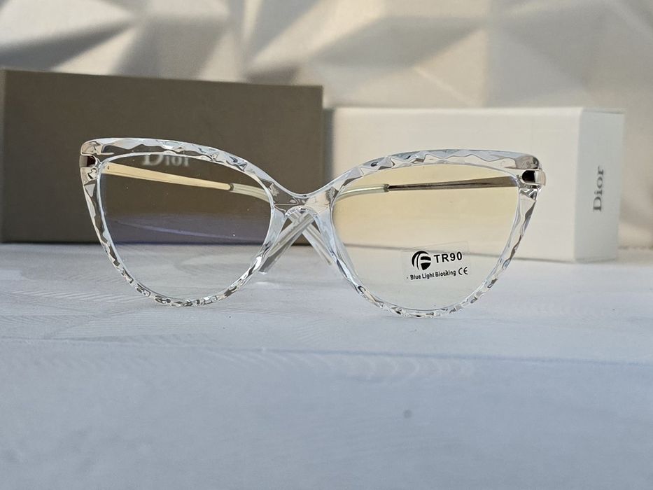 Диоптрични рамки Очила за компютър прозрачни слънчеви очила