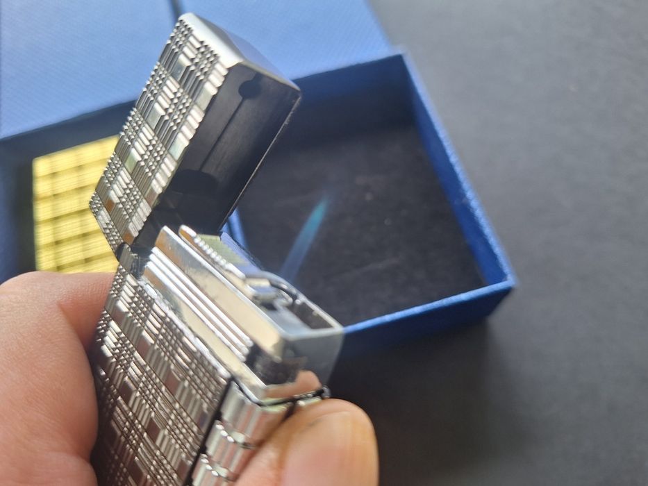 Луксозна метална запалка с два пламъка