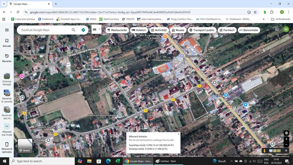 Teren Voinesti DB 5300 mp ultracentral