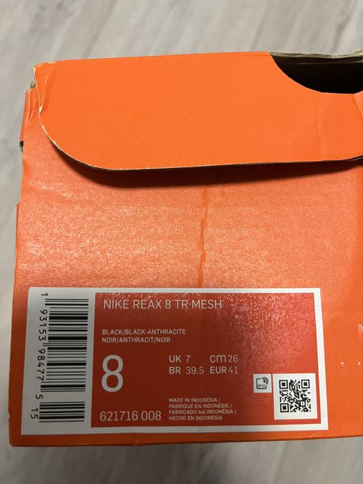Nike Reax 8 TR MESK, mărimea 41.