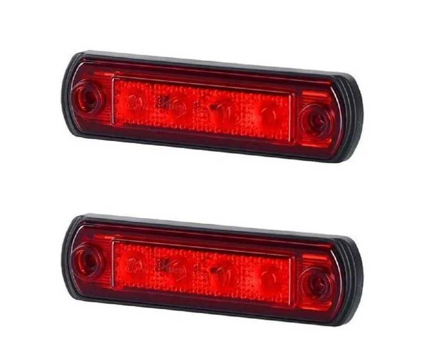 1 бр. LED Лед габарити за РОЛБАР 12-24V с 4 SMD диода 3 цвята , Полша