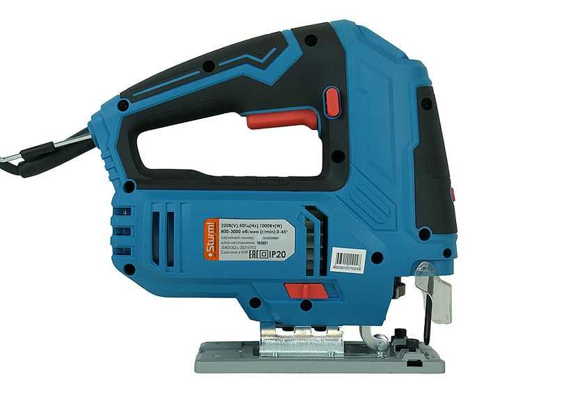 Лобзик электрический 1000Вт, пропил 100мм дерев. 10мм метал. Подсветка