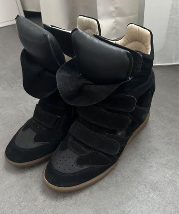 Adidasi ghete Isabel Marant Bekett marime 38 39 37 negru Golden Goose