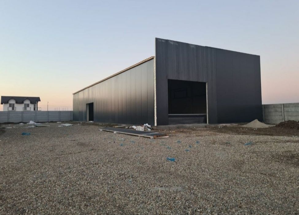 Vand hala metalică asigurăm și montaj lucrăm fără avans