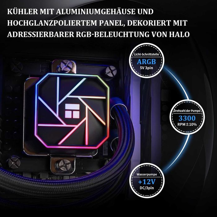 Thermalright AQUA ELITE 240 V3 водно CPU охлаждане AIO