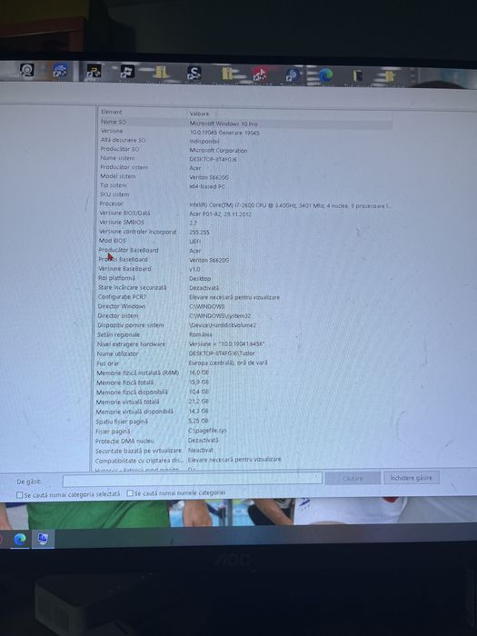 Pc gaming gtx 1060 i7-2600 16gb ram