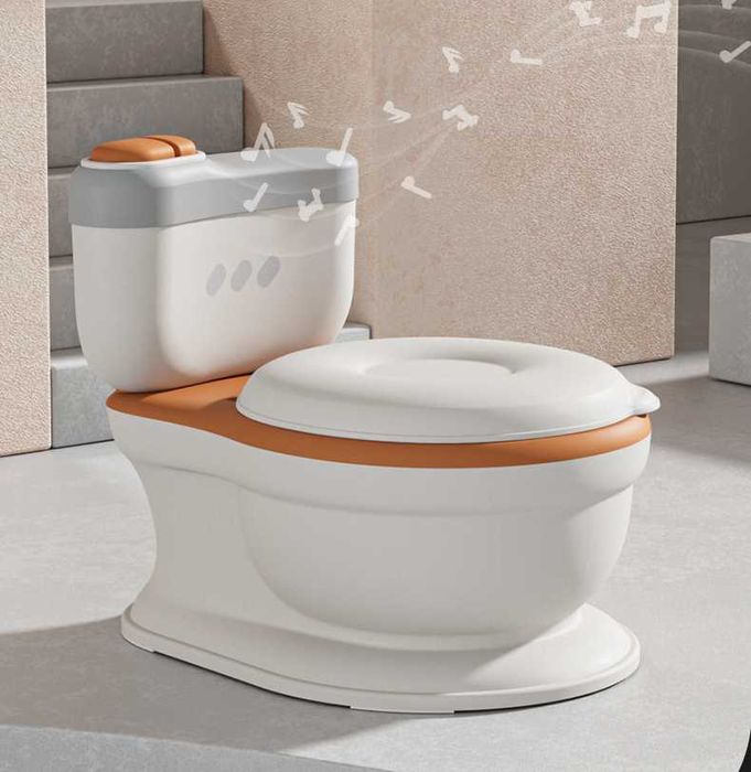 Реалистична Детска Тоалетна/Гърне Със ЗВУК - PoopY