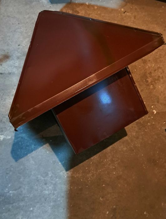 Коминна шапка - ламарина RAL8017