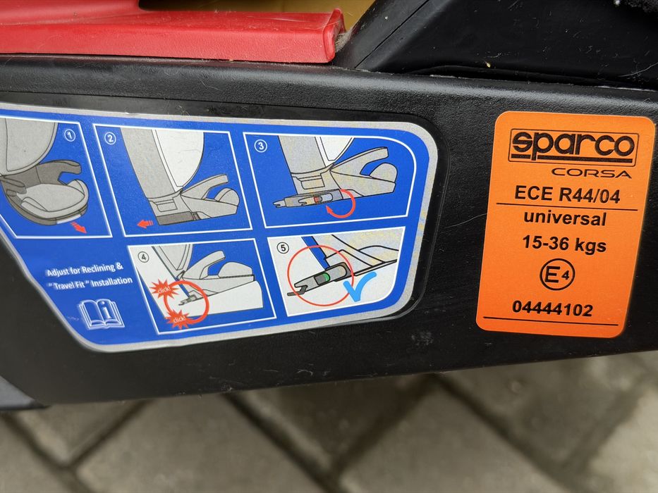 Scaunel copil Sparco, isofix