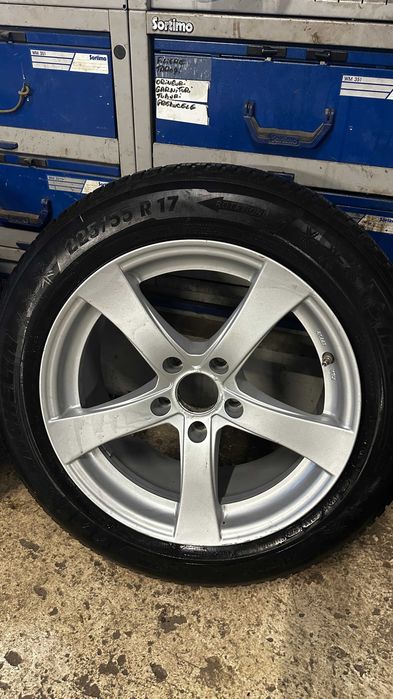 Jante 5x120 BMW Seria 5 F10  225 55 17 iarna Michelin Alpin 5