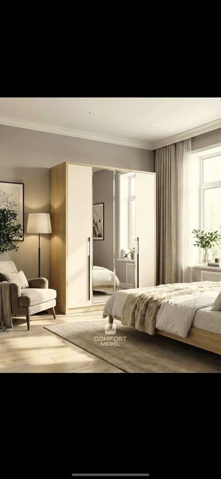 Распашной шкаф фабричный можно в рассрочку