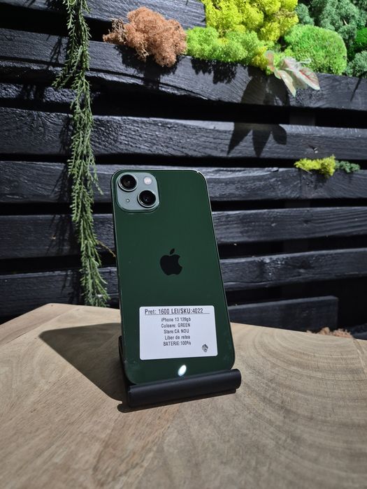 iPhone 13 128gb Green Neverlocked Bat 100%/Fact+Garantie