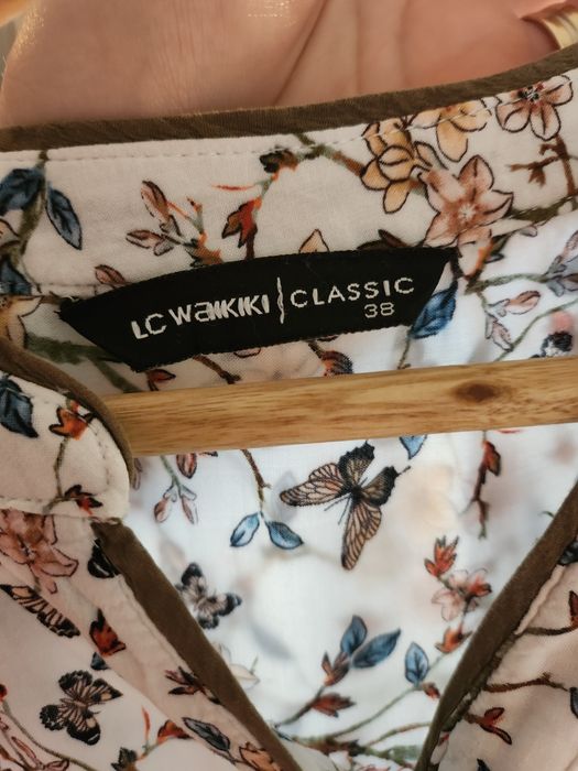 Bluza imprimeu fluturi, mărime 38