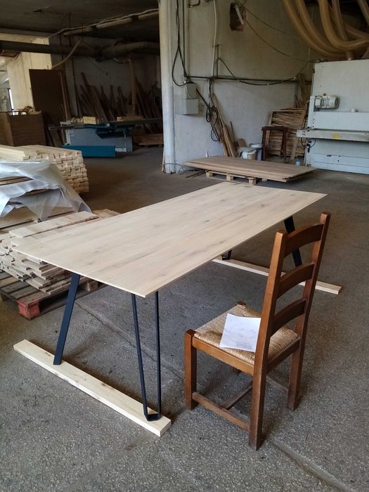 Луксозни маси от МДФ + дъбов фурнир