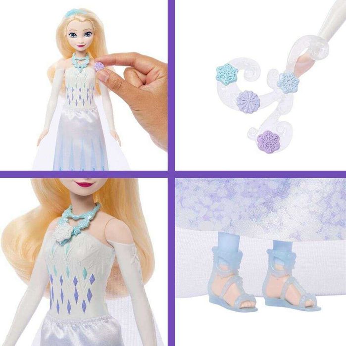 Кукла Елза с 8 изнeнади Disney Frozen Jewel Reveal - Elsa / Mattel