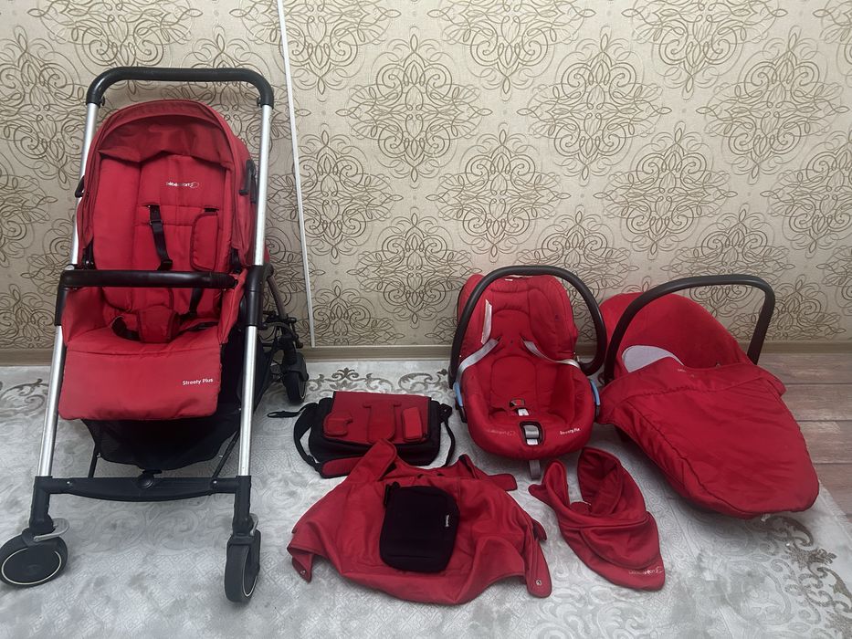 Продам коляску 3 в 1 беби комфорт