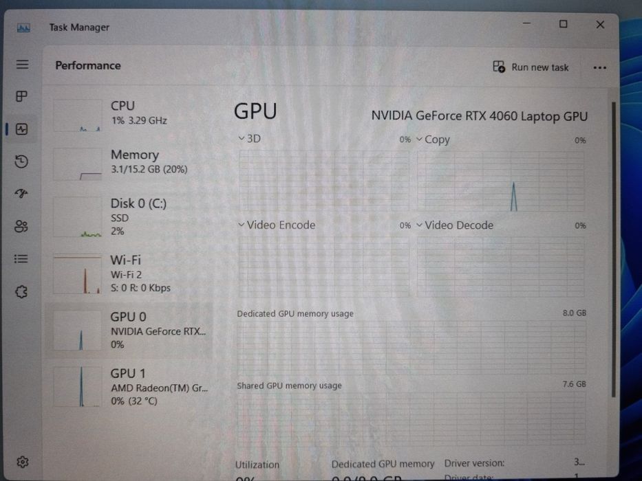 Laptop Gaming Ryzen 5, rtx 4060 8gB, 16 gb ddr5, ssd 512