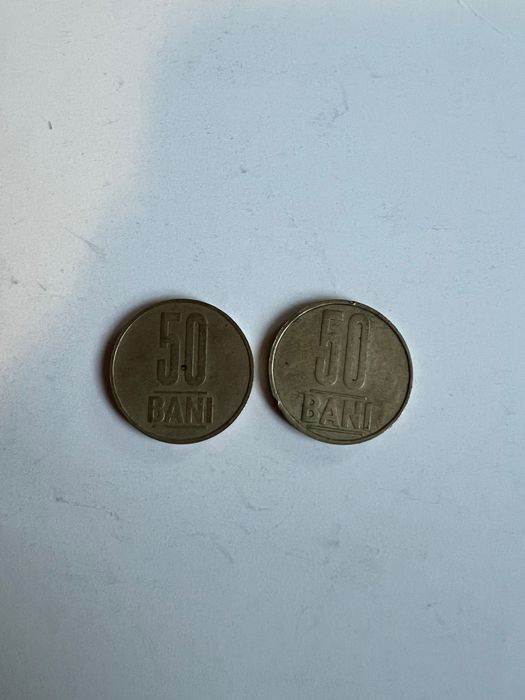 Лот румънски  монети 1 leu 1966 и 5 leu 1978, 50 bandi 2009