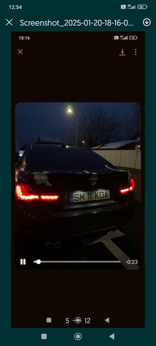 Stopuri led bmw f10,styl g30,sigilate,volan f10 nou