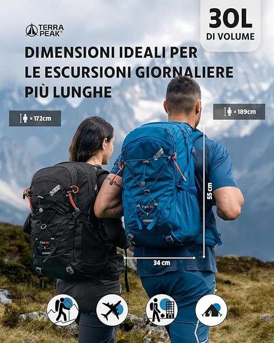 Rucsac munte Terra Peak 30L Flex 30