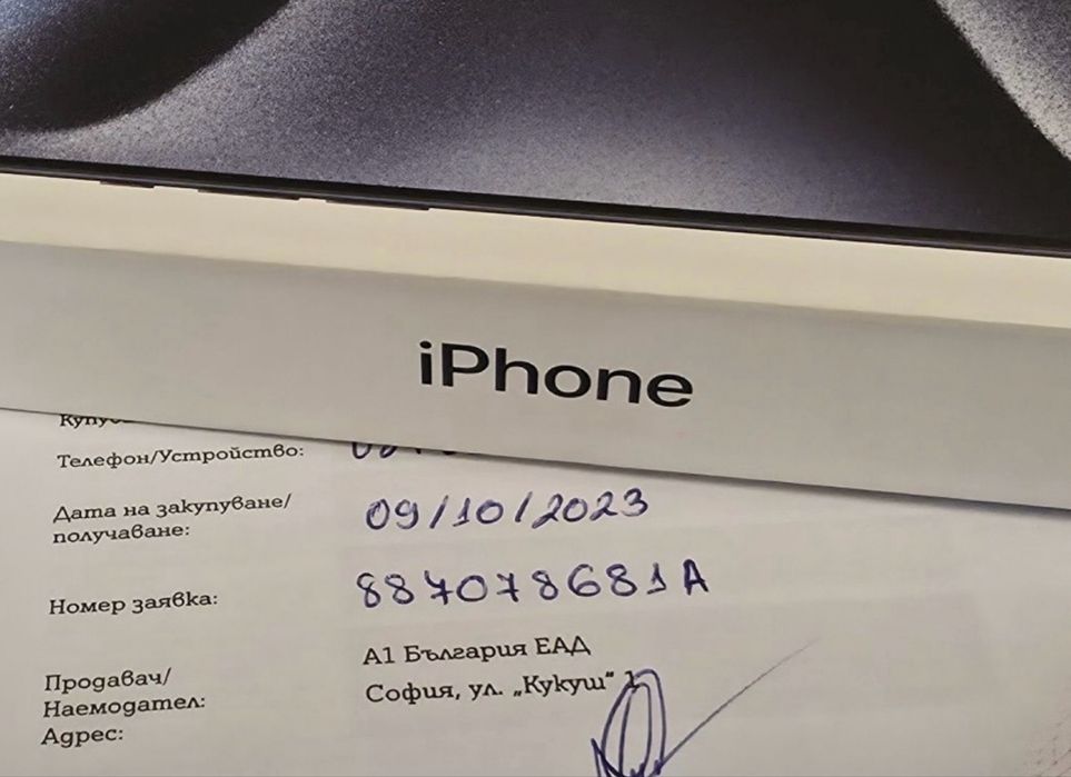 КАТО НОВ 256GB iPhone 15 Pro Max A1 5G Гаранция 2026 Titanium Blue Син
