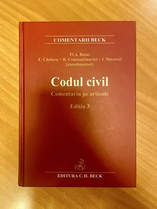 Codul civil - Comentariu pe articole