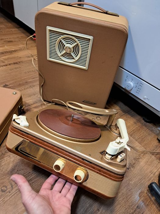 Dual picup de epoca anii 50 pe lamp  functional