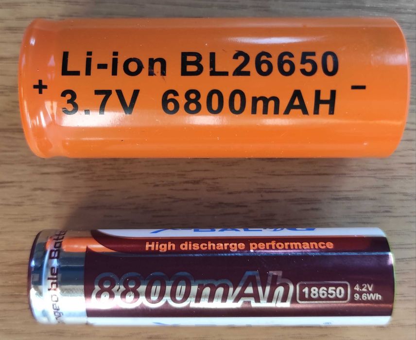 Акумулаторна Li-ion BL26650 3.7V 6800mAh