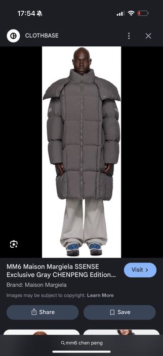 Пуховик MM6 Margiela оригинал