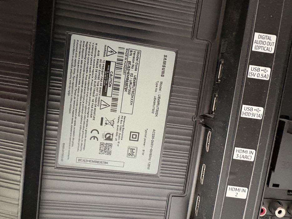 Televizor display spart Samsung 4k uhd 123 cm