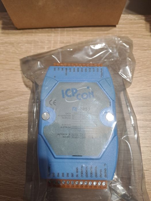 Module achiziții date ICP-CON i-7055 și i-7017F, pentru automatizări