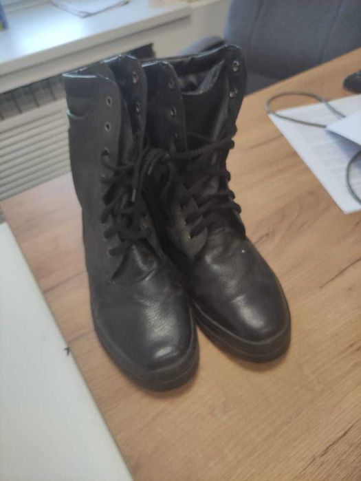 Берцы размер 41 с противоударным подноском зимняя обувь