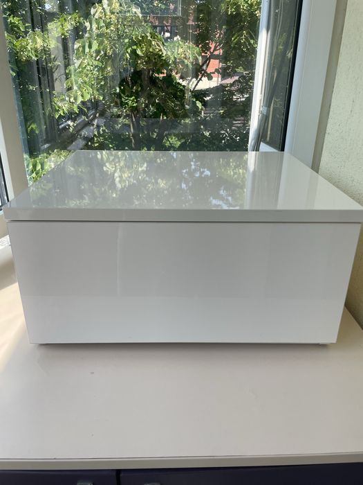 Pat din MDF cu saltea 140x200 si 2 noptiere 50x41x25
