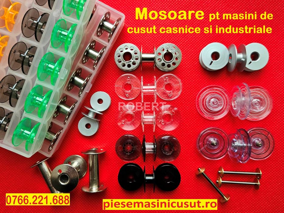 Cutie cu 25 mosoare bobine spon ata pt masina cusut Singer Brother Minerva Silver Crest Hyundai Toyota etc