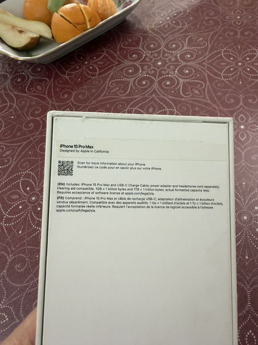 Iphone 15 pro max 512 GB silver