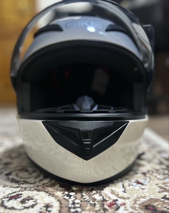 Мотошлем белый gike