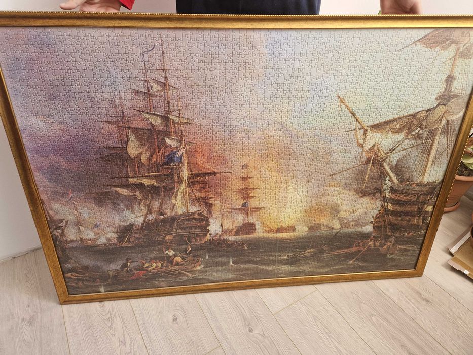 Tablou facut din piese puzzel