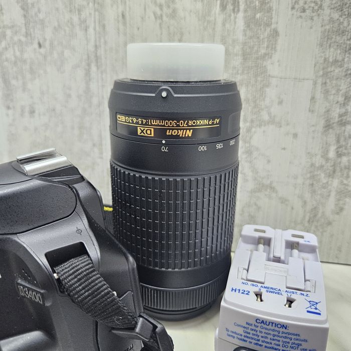 Kit Foto Nikon D3400 Nikkor 70-300 Nikkor 18-55 Zeus Amanet Vitan 4769