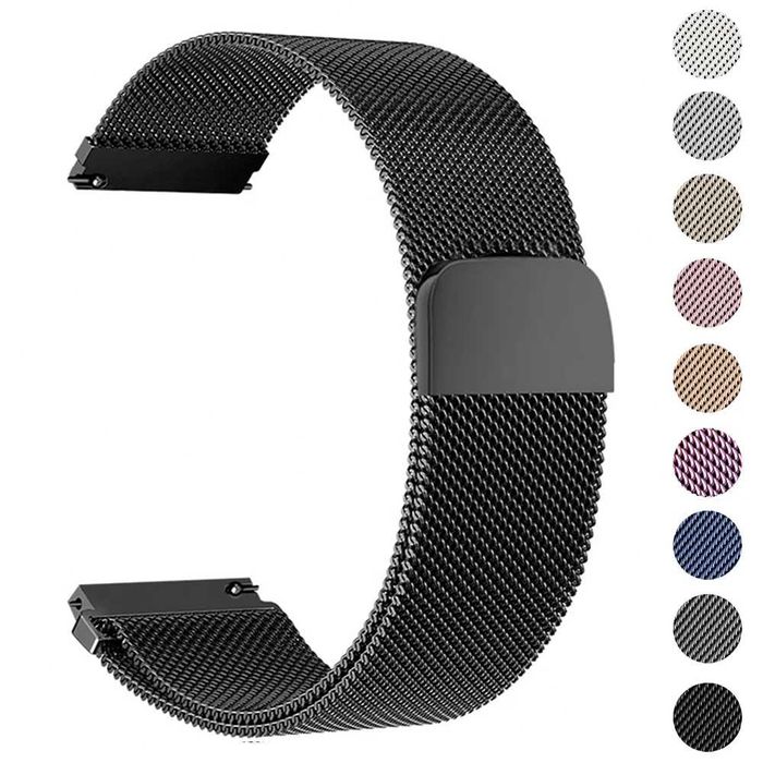 Curea milanese 20mm 22mm Samsung Galaxy Huawei Watch Amazfit Garmin