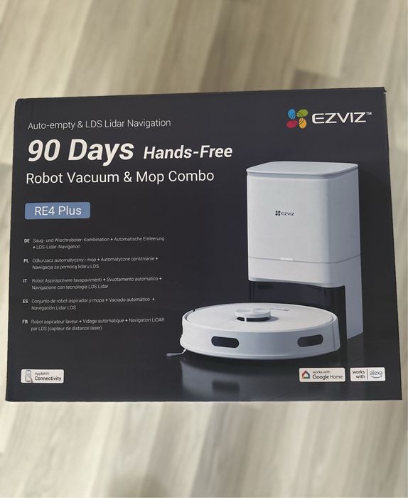 Aspirator robot EZVIZ RE4Plus, cu garanție și factura de achiziție