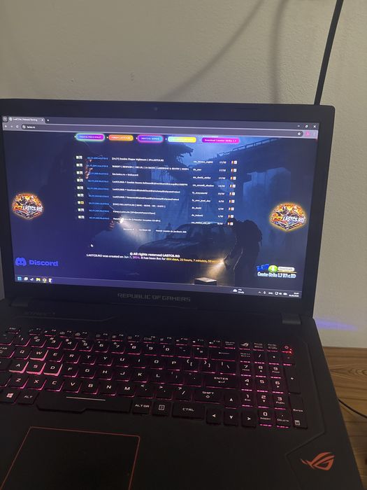 Vand/schimb Asus Rog Strix GTX 1050 4Gb 24Gb Ram 256Gb Ssd