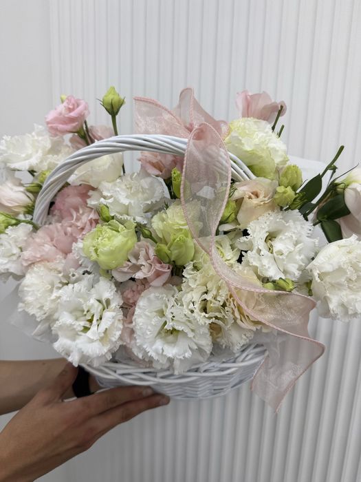 Цветы Корзинка свежие