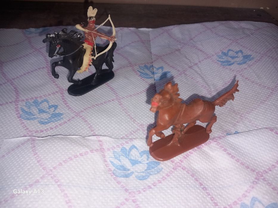 Indian și 2 cai din W germany