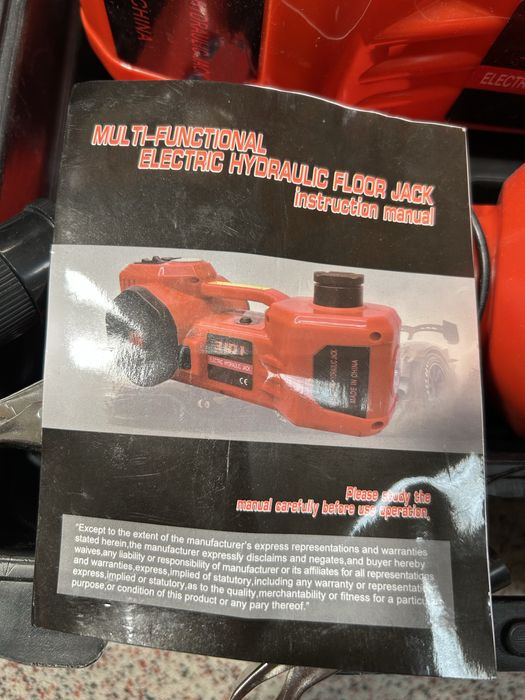 Cric electric hidraulic 5 tone cu compresor + cheie impact auto 12 V Kit complet