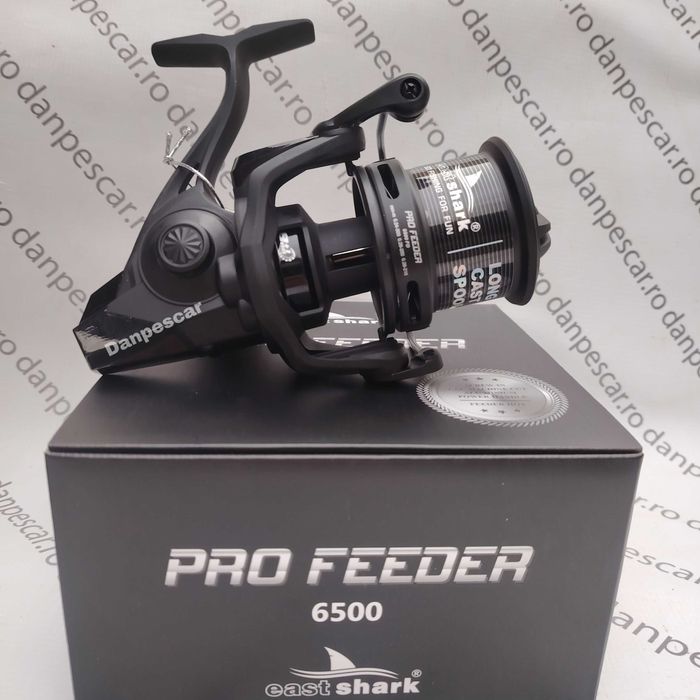 Mulinetă Feeder si Crap EASTSHARK Feeder PRO 6500 Long Cast