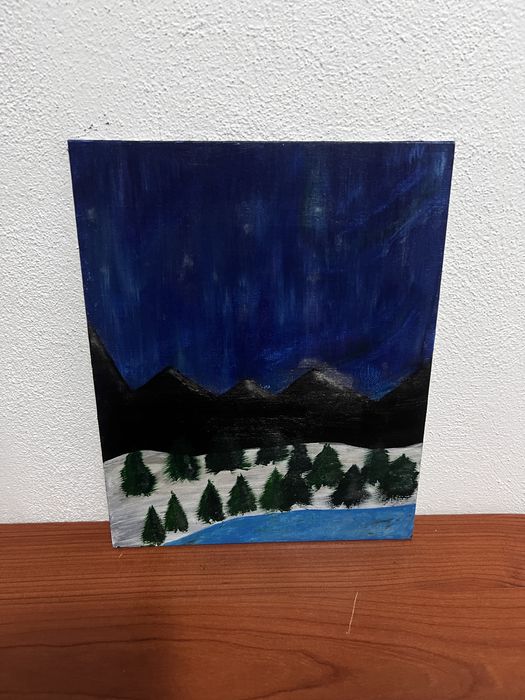 Tablou pictat manual