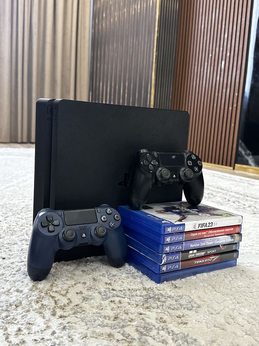 Sony PlayStation 4 slim 1tb +игры