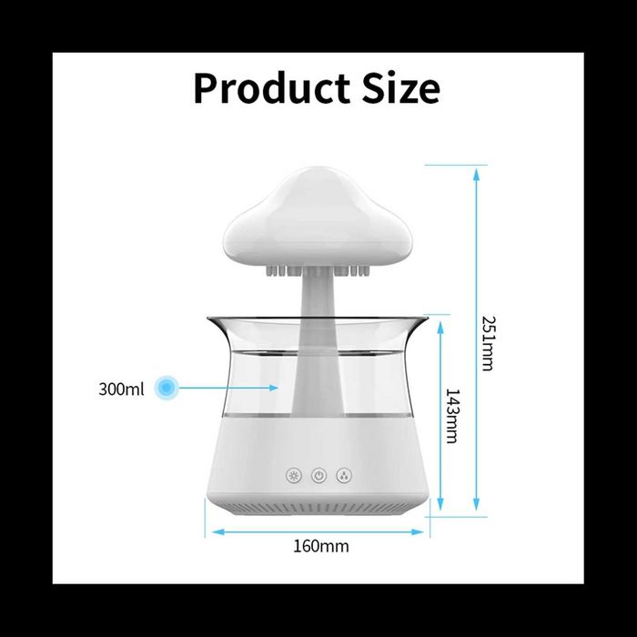Увлажнитель, аромадиффузор и ночник – 3-в-1 havo namlagich uvl1